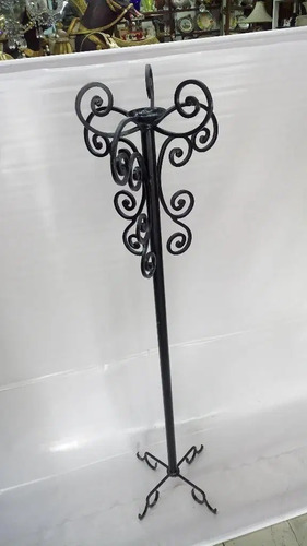 Candelabro Pie Hierro Forja 1 Velon