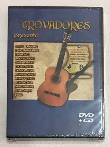 Dvd Trovadores Silvio Rodriguez Alberto Cortez Facundo Cabra