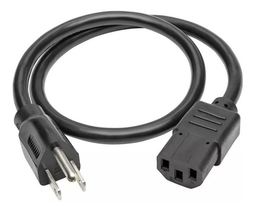 Cable Corriente Para Impresora Monitor Y Pc 10a  1.2m(10pzs)