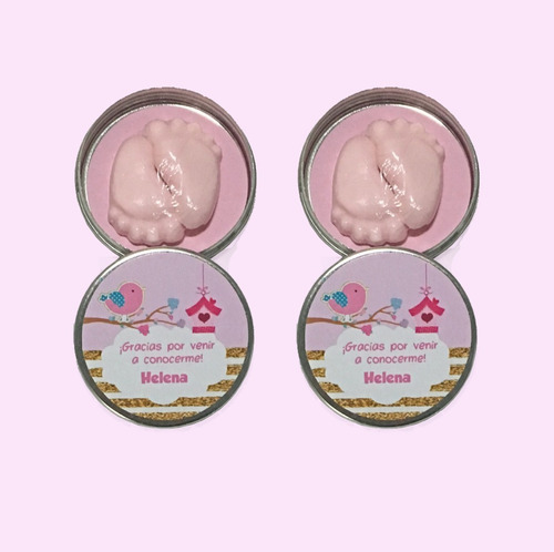 Latita Personalizada Jabon Pies