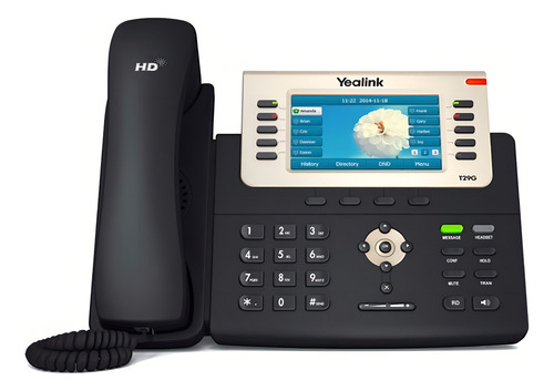 Telefone Yealink 16 Sip Voice Hd Usb Gigabit Ethernet Poe Ip