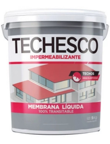 Membrana Liquida Techesco Impermeabilizante X10lts