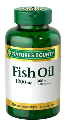Natures Bounty Fish Oil X 1200 Mg Omega 3 X 60 Cápsulas
