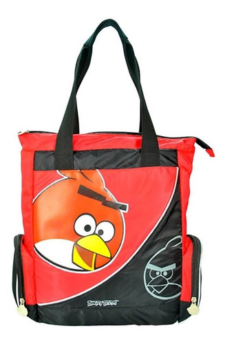 Bolsa Niña Poliéster Estilo Tote Angry Birds B13to18b Ruz