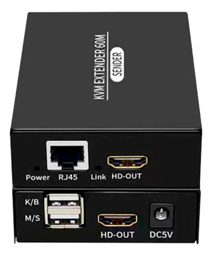 Kit Extension Kvm Hdmi Activo Poe Y Loop Con Cable Utp 60m