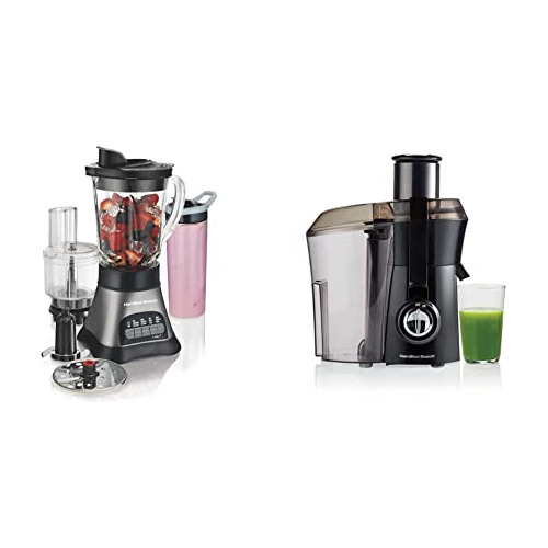 Hamilton Beach Blender And Food Processor Combo, Portable Bl