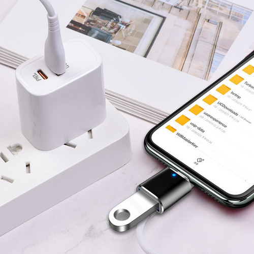 Adaptador Tipo C A Usb Adaptador Usb C A Usb 3.0 Con Luz Ada