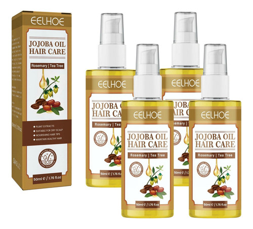 4×aceite Jojoba Para El Cabello Y Aceite Orgánico Utilizado