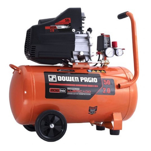 Imagen 1 de 3 de Compresor De Aire 50 Lts. 2 Hp Dowen Pagio 9994222.2
