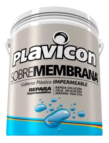 Plavicon Sobremembrana Impermeabilizante De Techos 5kg.