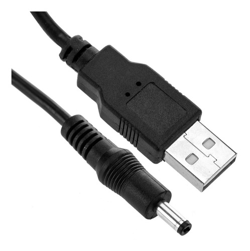 Cable Usb A Ficha Pin 5.5x2.1mm. Apto Alimentación Dc 5v