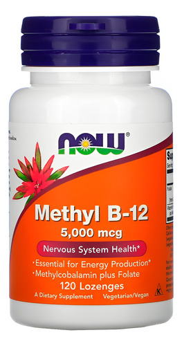 Vitamina B12 5g E Metilcobalamina 120pst Sabor Sem Sabor