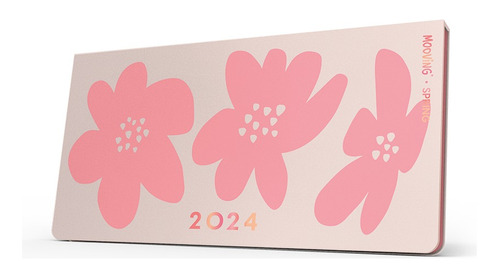 Agenda Mooving Spring Pocket Semanal Cosida 17 X 9,2 Cm Flor Color de la portada Spring 2