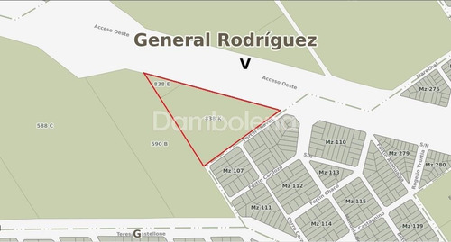 Imagen 13 de 13 de Terreno Fraccion En Venta O Permuta Colectora Acceso Oeste - General Rodríguez