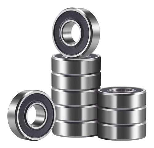 Rolamentos 6300 2rs Kit Com 10 Pçs 10x35x11mm