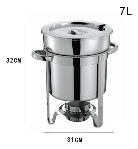 Calentador De Sopa De Acero Inoxidable, Calentador De 7l