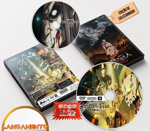 Dvd Ataque Dos Titans 4 Shingeki No Kyojin 4 Dublado Dual