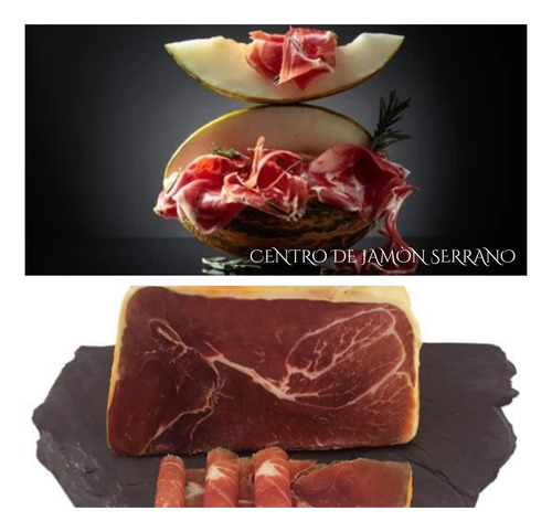 Centro De Jamón Serrano Deshuesado Et. Verde De 4 Kg Aprox
