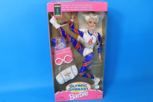 Olympic Gymnast Barbie 1995 Muñeca (Usado)