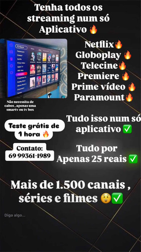 Canais , Séries E Filmes Num Só Aplicativo