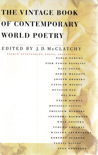 E2 The Vintage Book Of Contemporary World Poetry