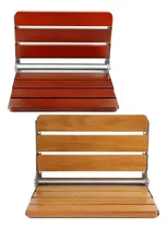 Comprar Asiento De Ducha Plegable De Madera De Teca Montado En La Pa
