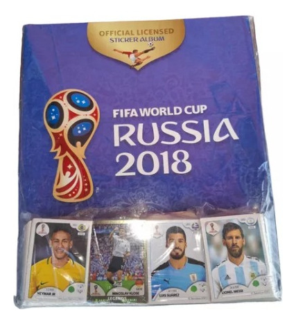 Album Figuritas Panini Mundial Rusia 2018 Completo 