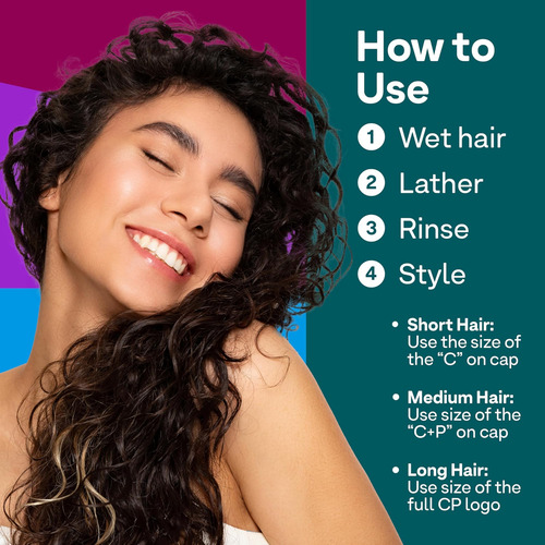 Shampoo De Cachos À Prova De Cores Para Mulheres 8,5 Fl. Onç