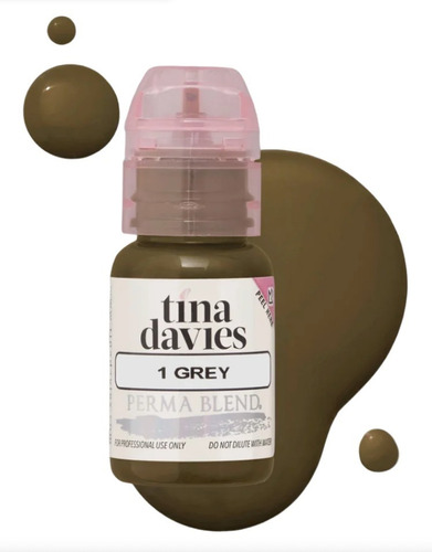 Permablend Tina Davies Grey Pigmento Para Cejas Microblading