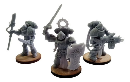 Warhammer 40k Figura Miniatura Ejército Custom Space Marine