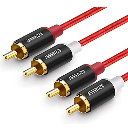 Linkinperk Cable De Audio Estereo 2rca Macho A 2rca Macho (