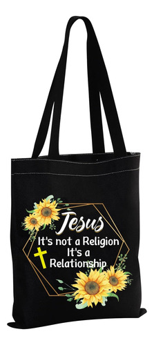 Mbmso Jesus Tote Bag No Es Una Relación Bolso De Hombro Chri