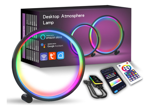 Lámpara De Mesa Yy Night Light Con Control Remoto Bluetooth