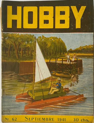 Antigua Revista Hobby Nº 62 1941 Manualidades Artesanías, G2