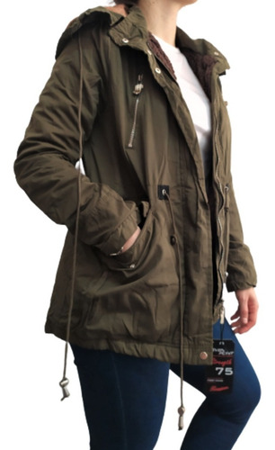 Campera Militar Parka  Forrada Importada 