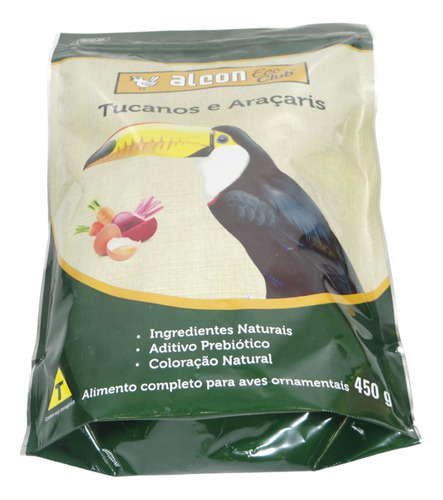 Alcon Eco Club Tucanos E Araçaris 450g Ração Para Aves