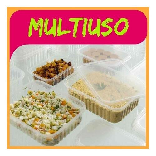 Kit Emb Microondas E Freezer 500ml C/175unid Marmita Fitness