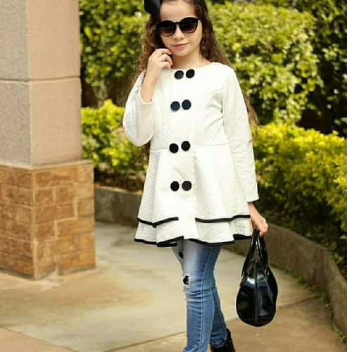 Imagem 3 de 6 de Casaco Sobretudo Blusa Frio Menina Inverno Infantil Minidiva