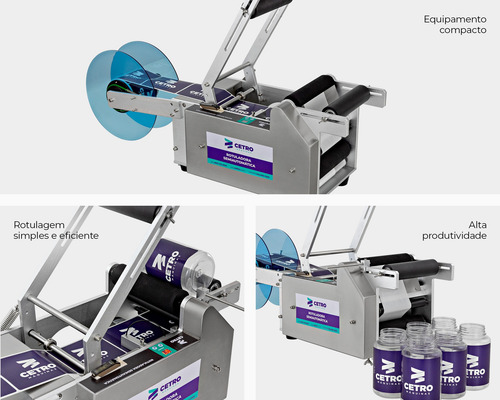 Máquina Semi-automática Para Colar Rótulos