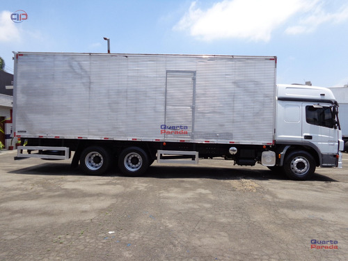 Mb 2430 Atego Bau Ano 2021 Baixa Km Completo Leito Teto Alto
