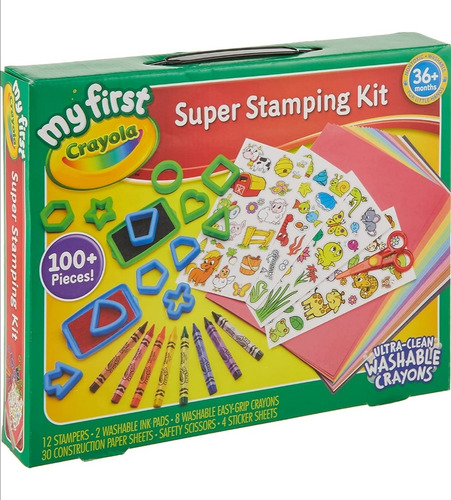 Set De Arte My First Crayola Super Stamping Kit 100+pcs 