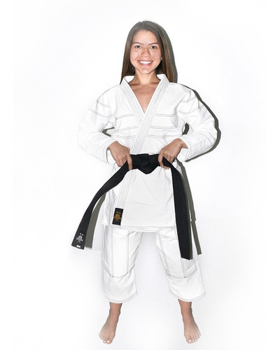 Uniforme De Judo Blanco 10 Oz Banzai, Tallas 000 Al 9