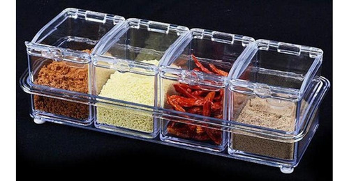 Porta Condimentos E Temperos Crystal Seasoning Box