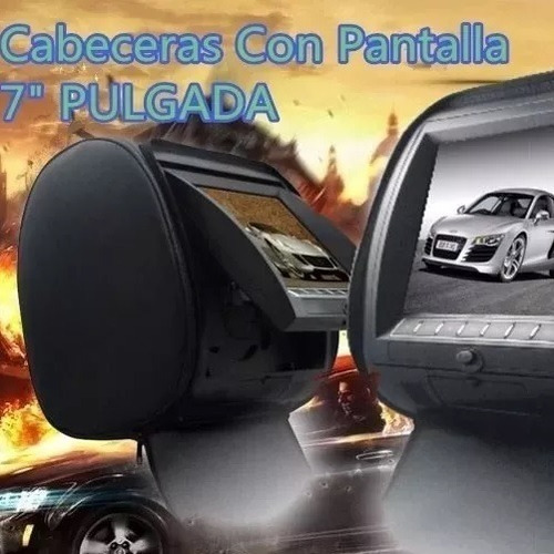 Kit De Cabeceras Con Pantalla Doble Dvd Full Hd Usb Sd