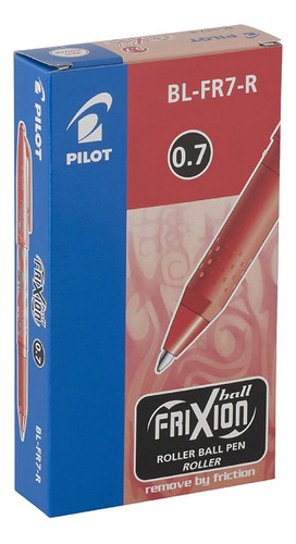 Boligrafo Roller Pilot Frixion Caja X 12 Tinta Roja Borrable