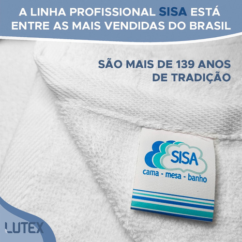 Imagem 2 de 7 de Kit 6 Toalha Banho Profissional Hotel Pousada 70x140 400g/m2