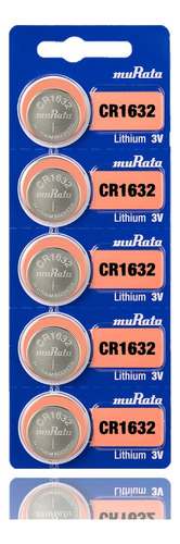 100 Pilas Boton Cr1632 Murata Blister 5 Litio Distribuidor