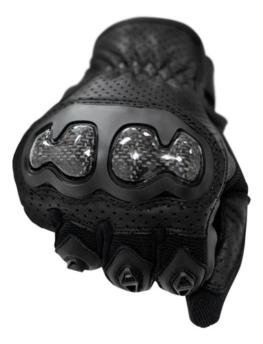 Guantes Moto Turismo Verano Samurai Warrior Kento Proteccion Negro L