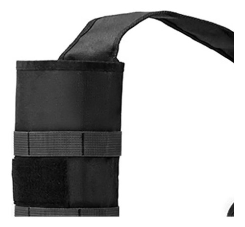 / Bolso Quiver Con Parte Trasera De Tela Oxford, Color Negro