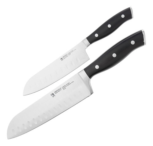 Juego 2 Cuchillos Santoku 12.7 Cm Y 17.78 Cm Diseño Alemán D